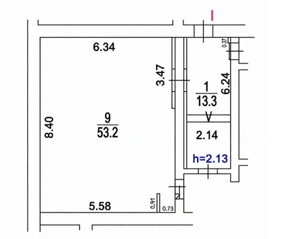 Помещение свободного назначения, 66.5 м² Москва